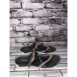 Merrell Turbulence Memory Foam Rainbow Strappy Sandals Womens Sz 9M US J97292